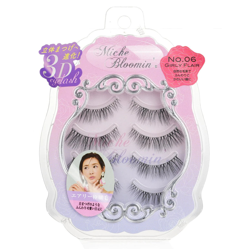 3D Eyelash Nudy Brown 4pairs X67106