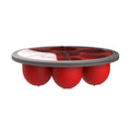 Red Silicone Cup Rack With Lid S647646