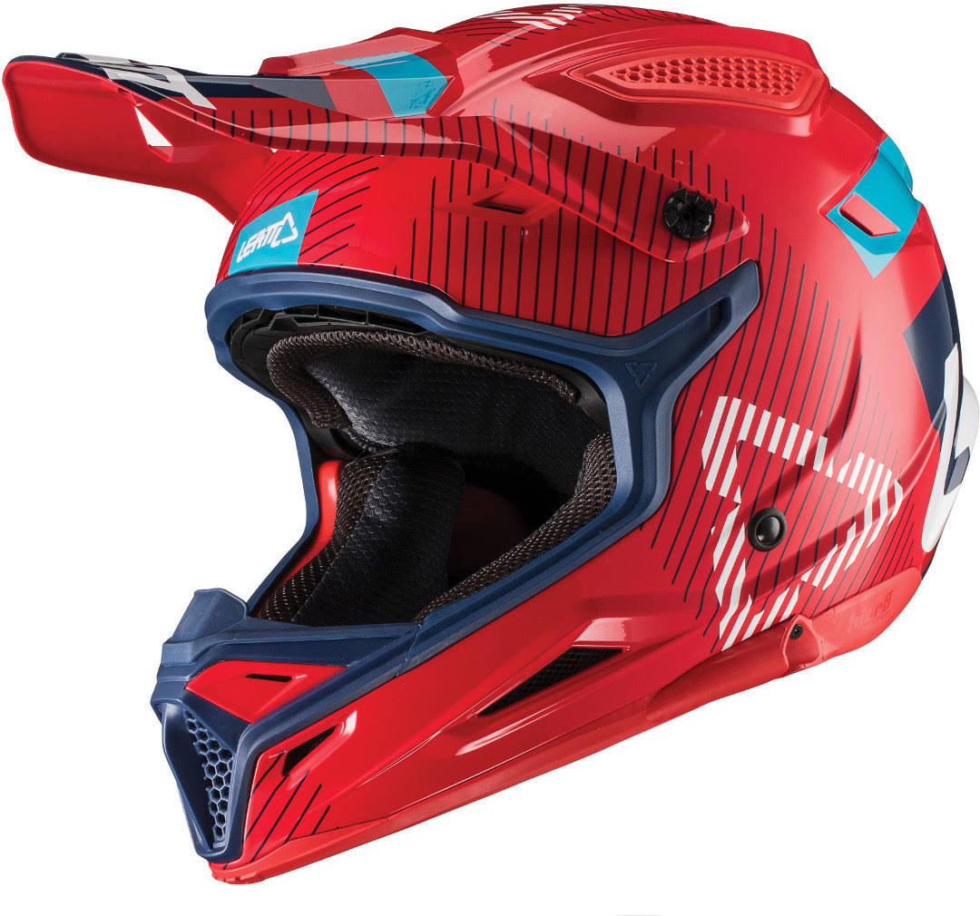 Red Motocross Helmet U4985