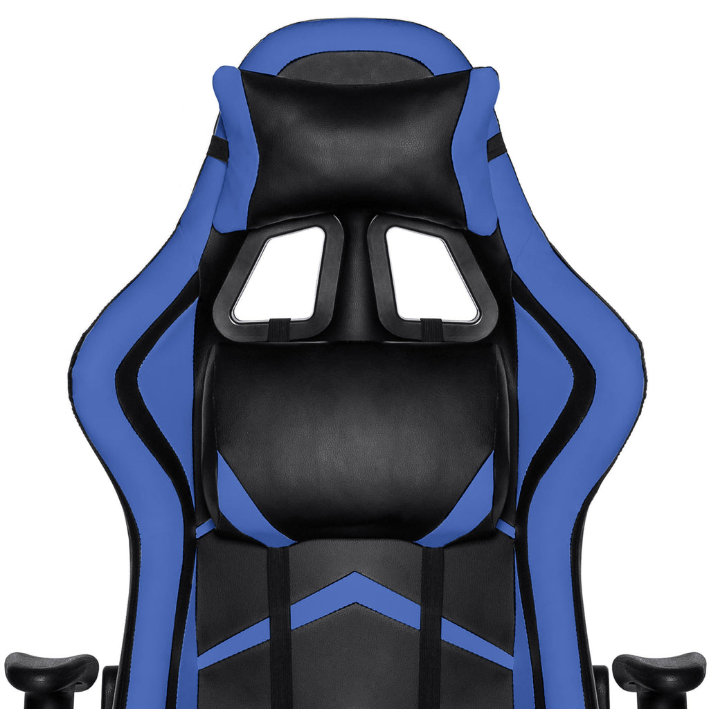 Blue Ergonomic Swivel Reclining Office Gaming Chair I82665
