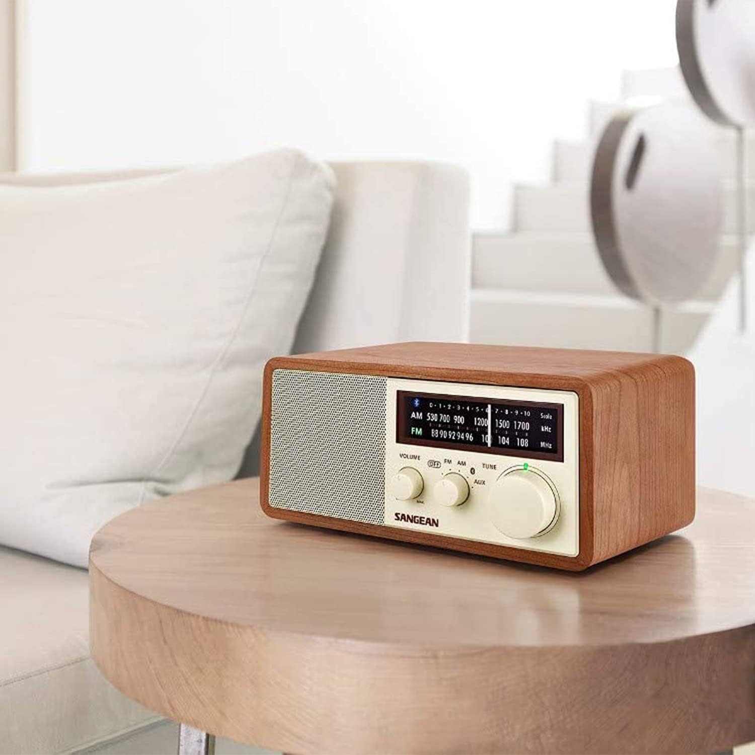 Wooden Cabinet Radio with Bluetooth H3191