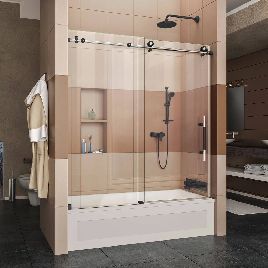 Fully Frameless Sliding Tub Door A953540