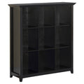 Black 9 Cube Bookcase E539610