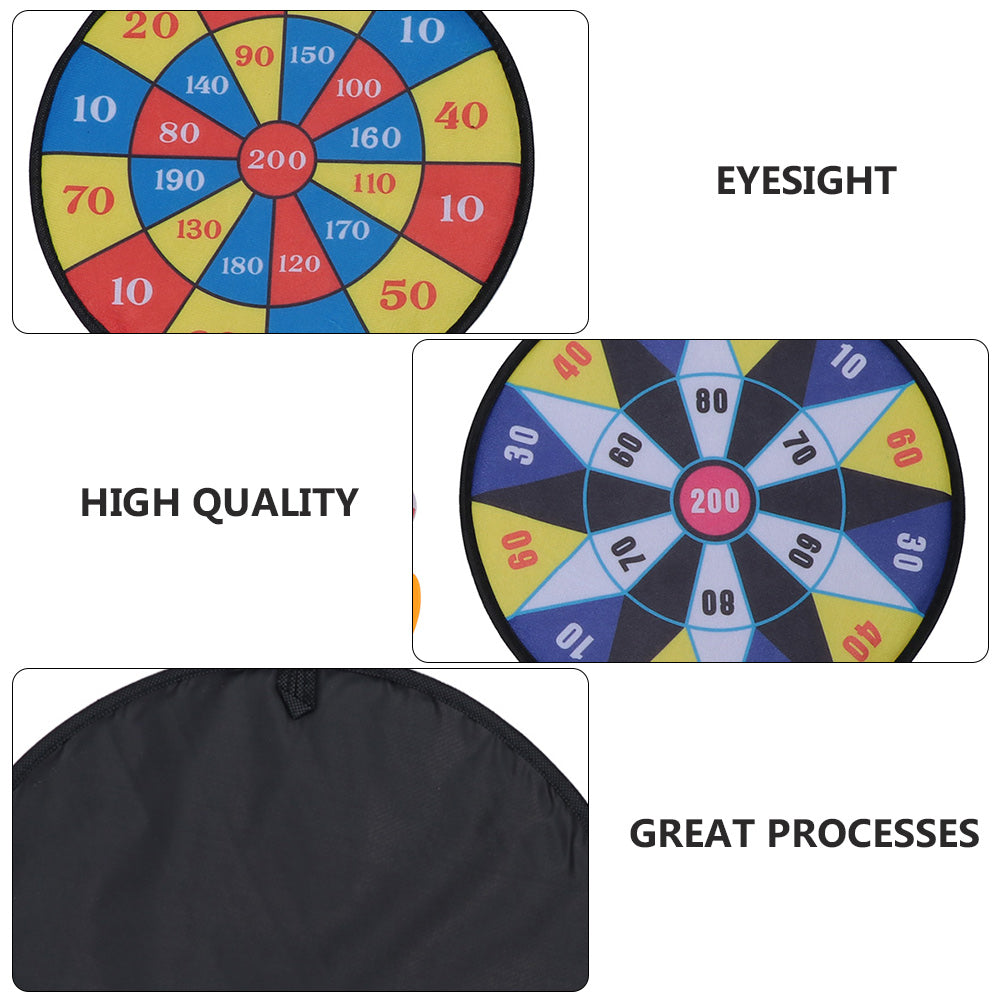 2 Sets Sticky Ball Dart Board Toy I6524