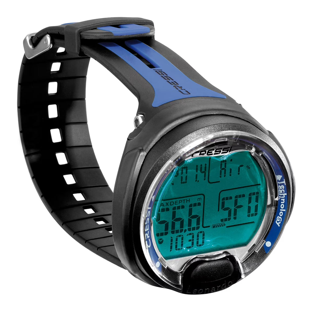 Blue and Black Wrist Diving Computer T462