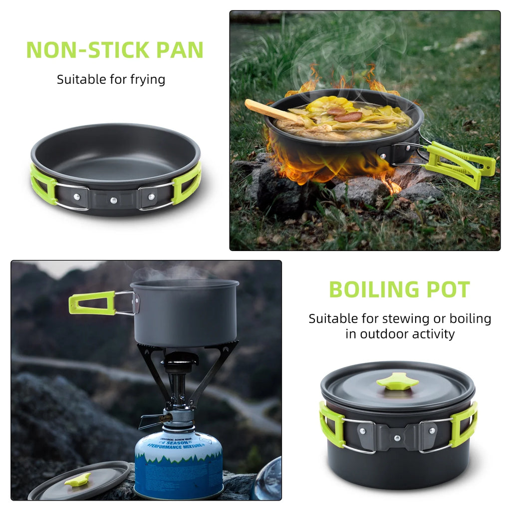 16pcs Camping Cookware Set R95878