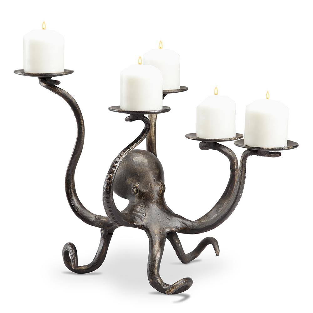 Octopus Pillar Candelabra J17960