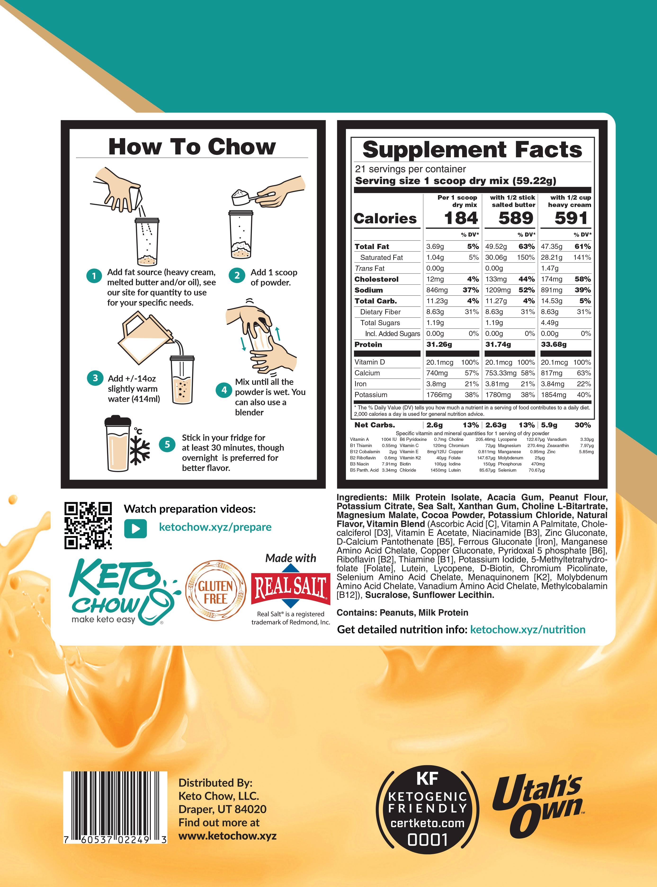 Eggnog Keto Meal Replacement Shakes X44710