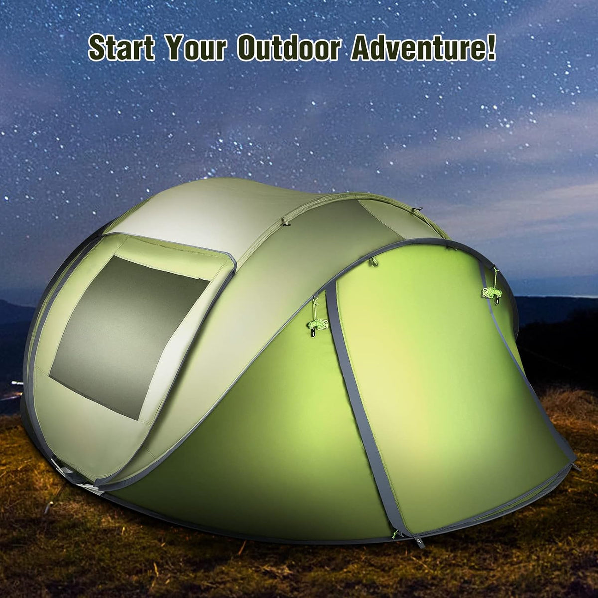 Pop Up Tent 4 Person with Carry Bag P201