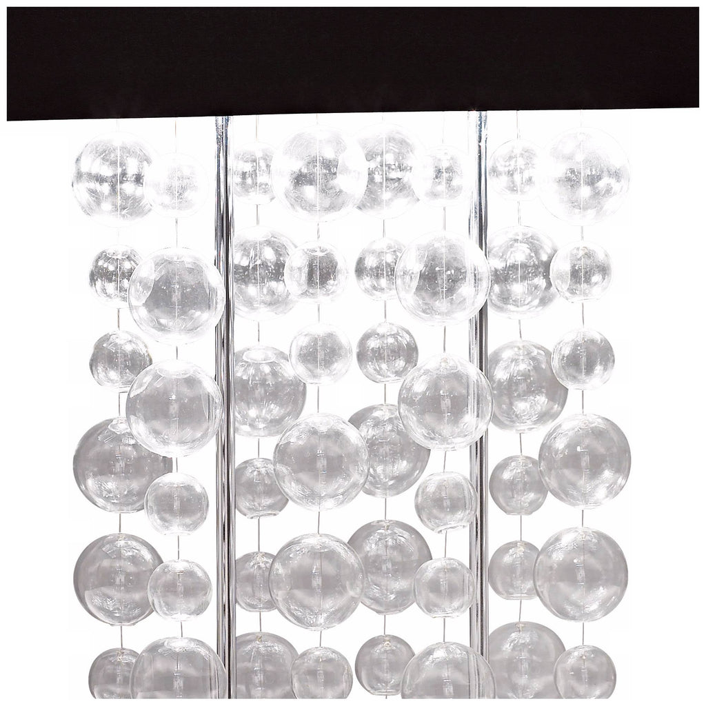 Clear Bubble Cascade Table Lamp S2824