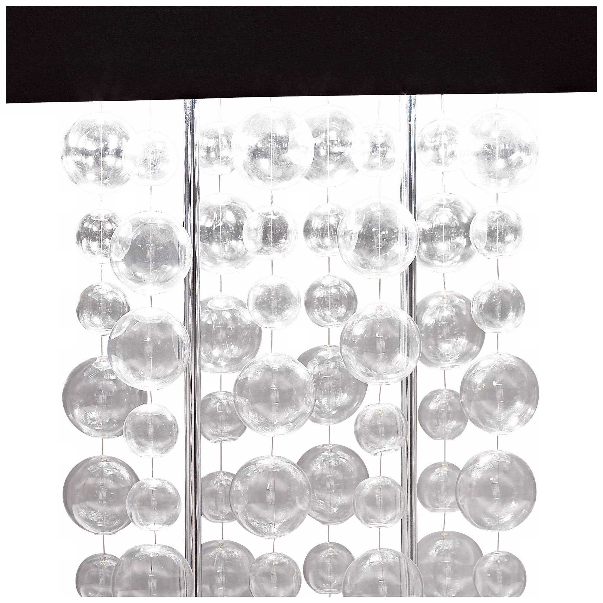 Clear Bubble Cascade Table Lamp S2824