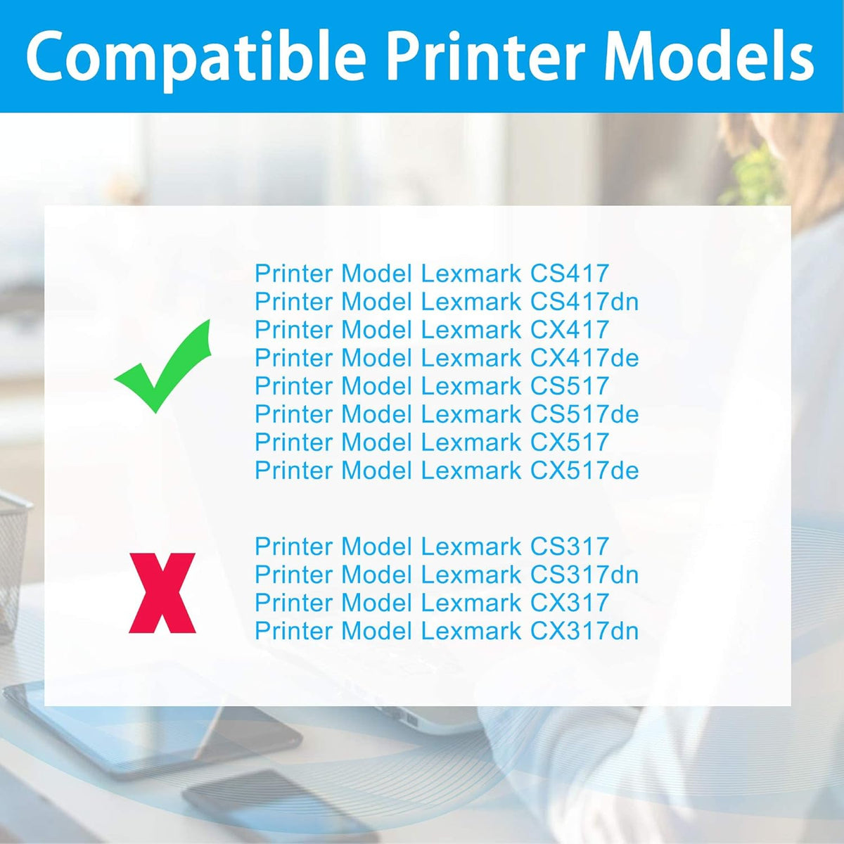 Compatible Toner Cartridge 4-Pack KCMY K386191