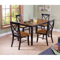 5 Piece Rubberwood Solid Wood Dining Set W785