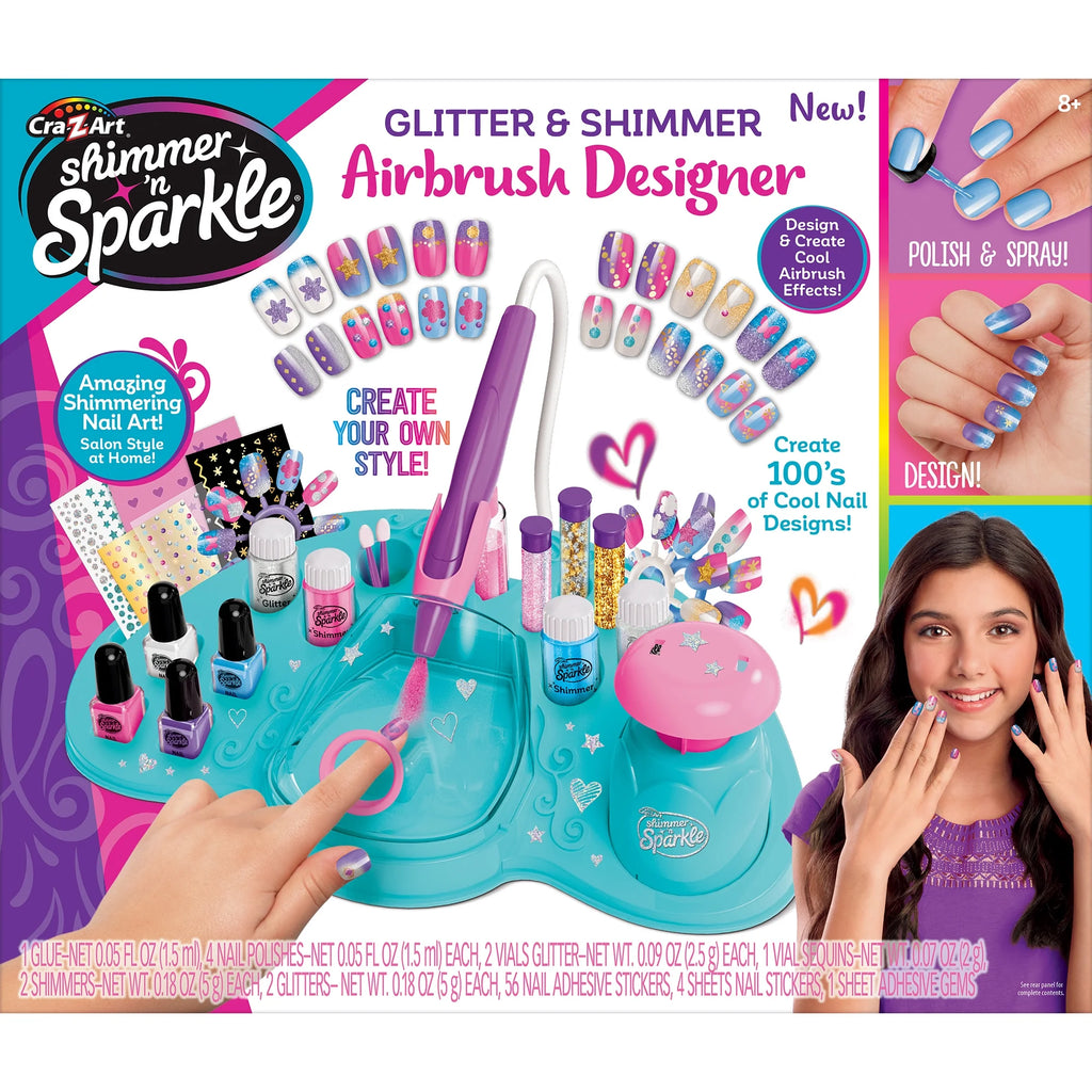 Glitter & Shimmer Airbrush Designer for Nail Art U792