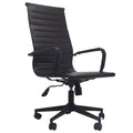 White Ergonomic High Back PU Leather Swivel Office Chair J2643