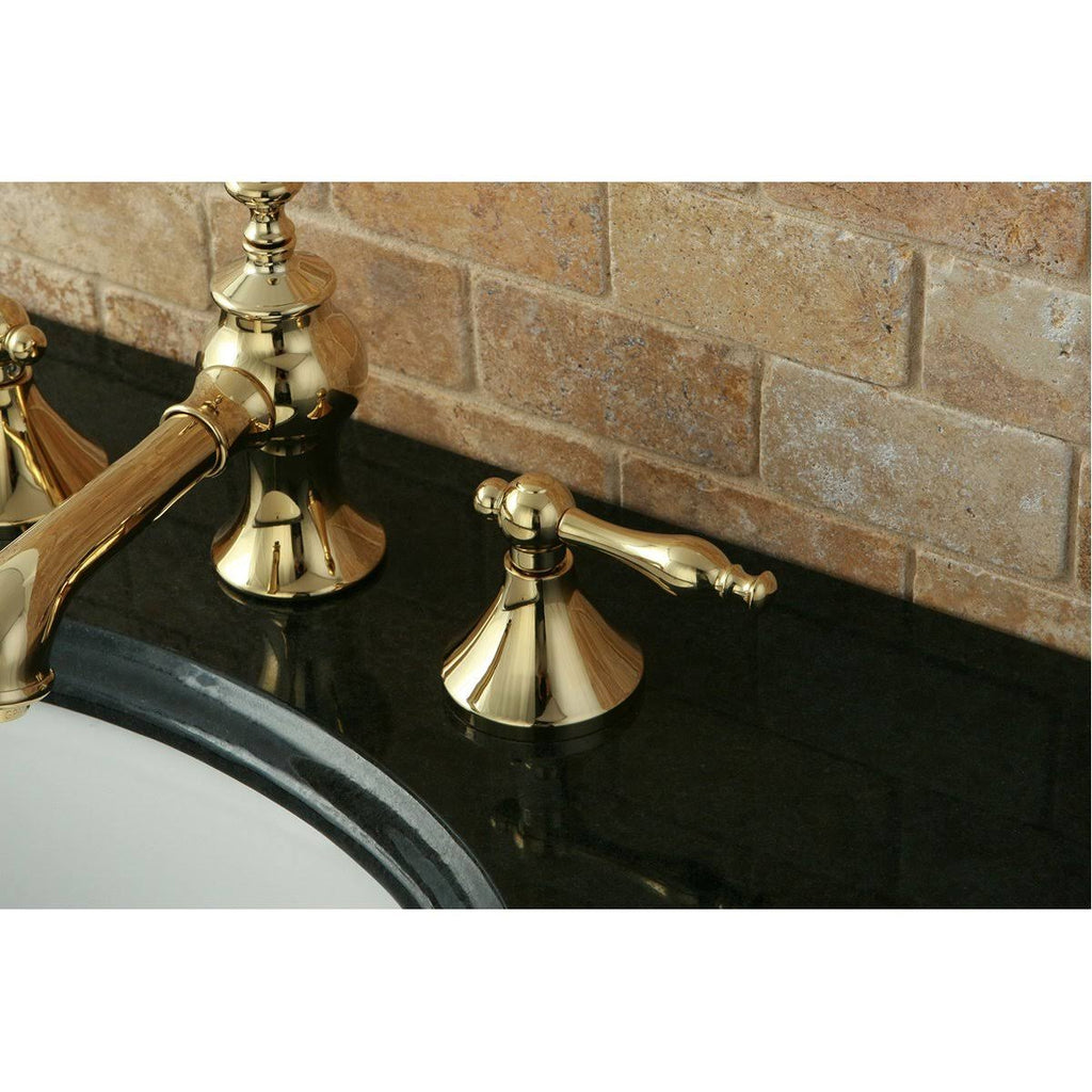 Brushed Nickel Widespread Bathroom Faucet G93884