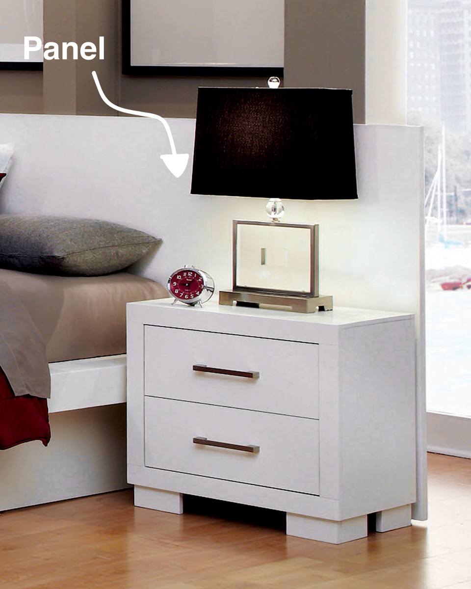 White Nightstand X6903