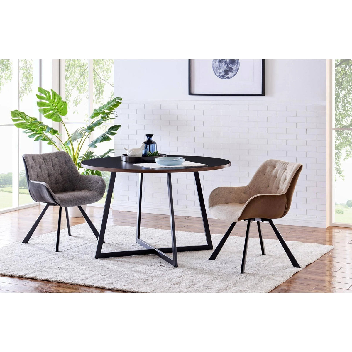 Gliese Brown Round Table H588068