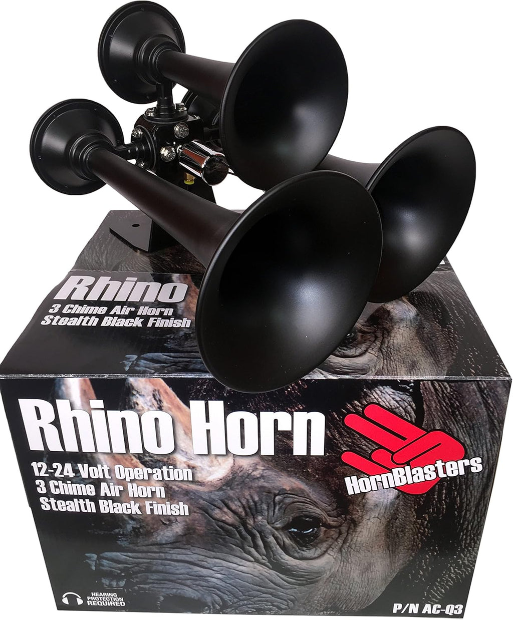 Rhino Air Horn Kit 3 Trumpets M829