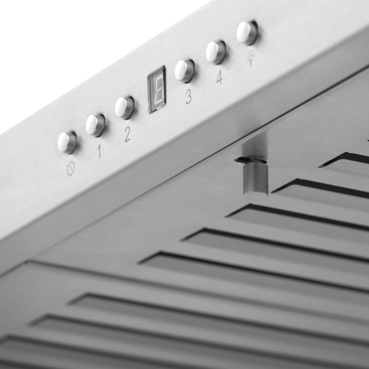 42 in. Wall Mount Range Hood in Stainless Steel with Built-in Bluetooth Speakers X6073