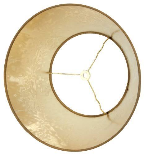 Black with Gold Interior Bouillotte Lamp Shade X2890