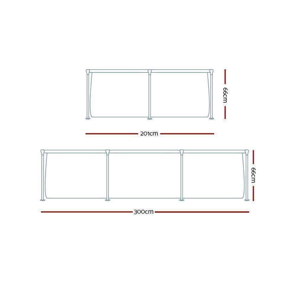 Steel Frame Above Ground Rectangular Swimming Pool Z497839