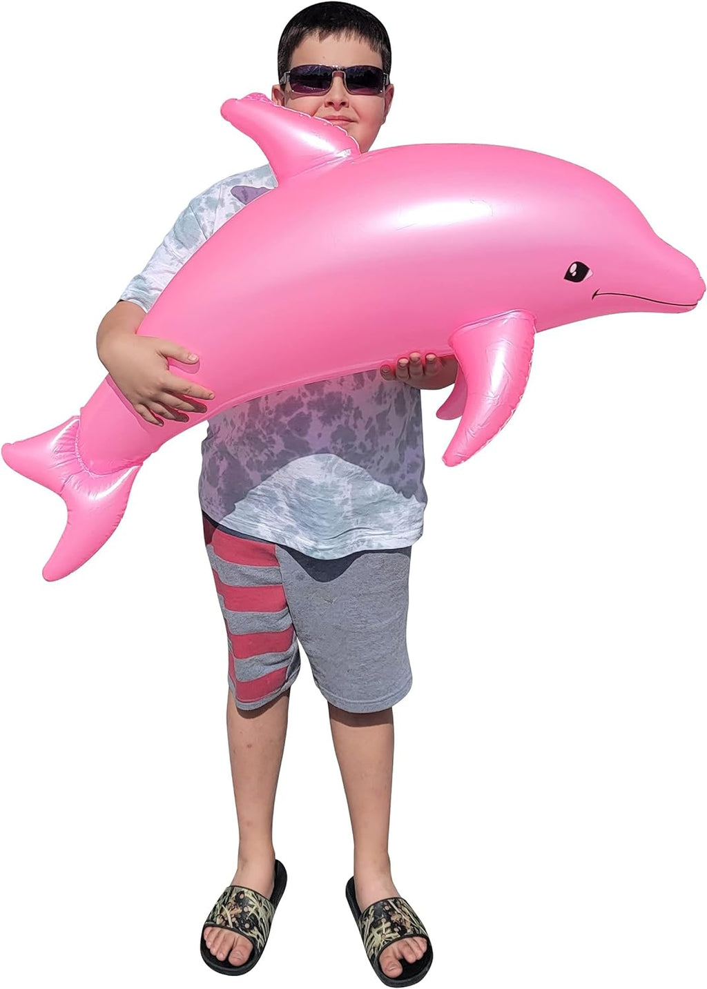 2 Pack Pink 40" Pearlized Inflatable Pool Toy P5806