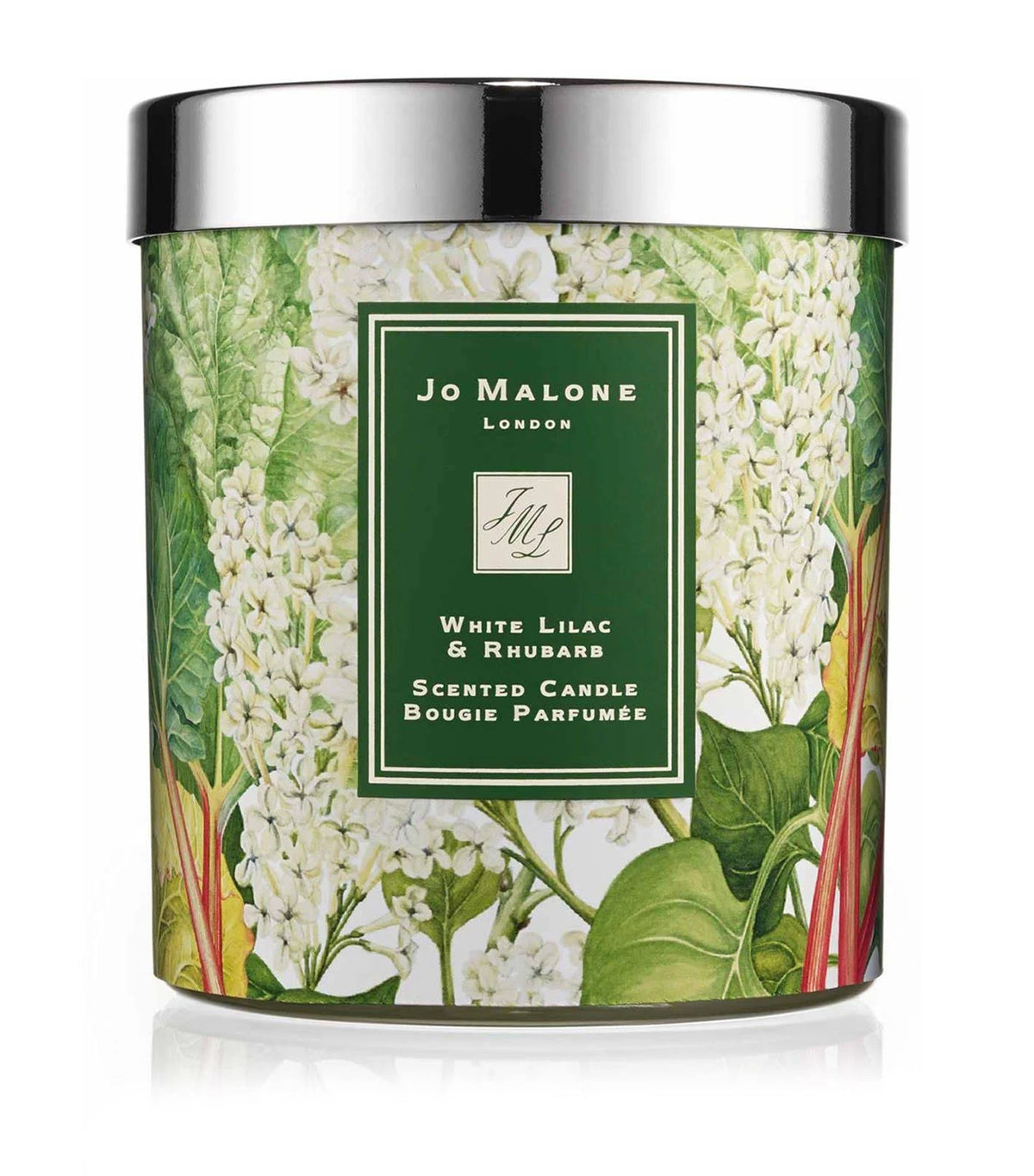 White Lilac & Rhubarb Scented Candle 200g G235263