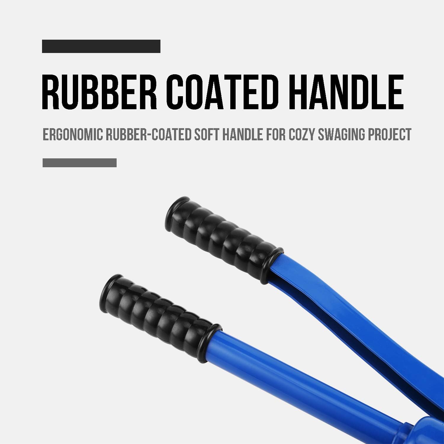 Hydraulic Cable Lug Tool, 6 AWG to 4/0 AWG Battery Cable Crimping Tool Set B848