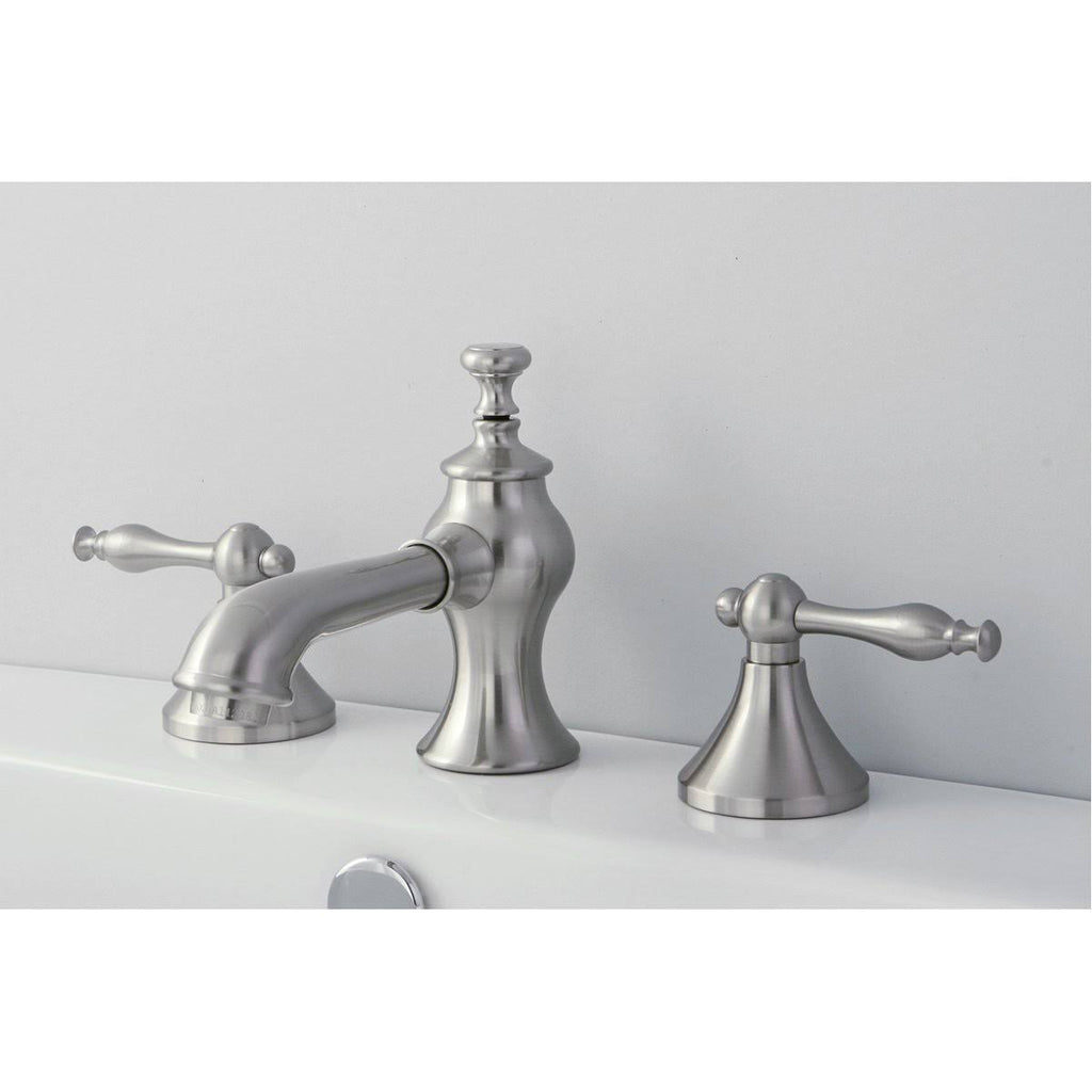 Brushed Nickel Widespread Bathroom Faucet G93884