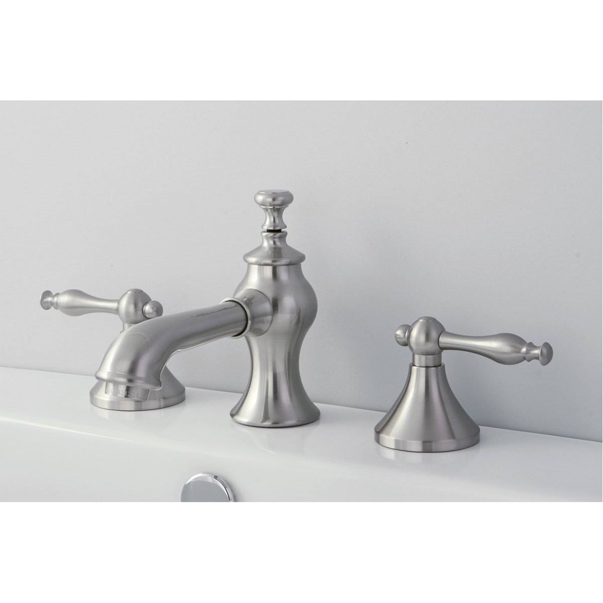 Brushed Nickel Widespread Bathroom Faucet G93884