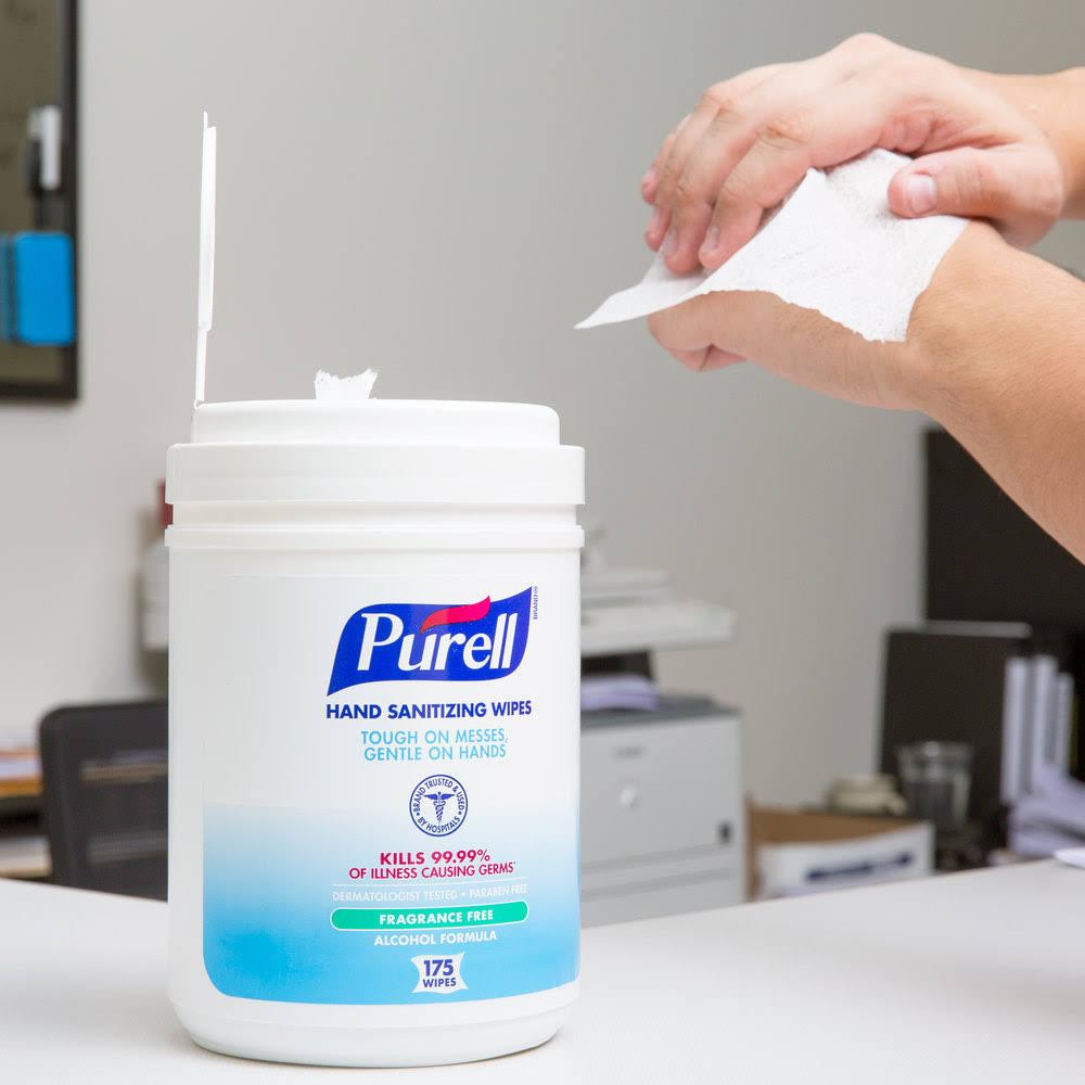 Alcohol Hand Sanitizing Wipes D756