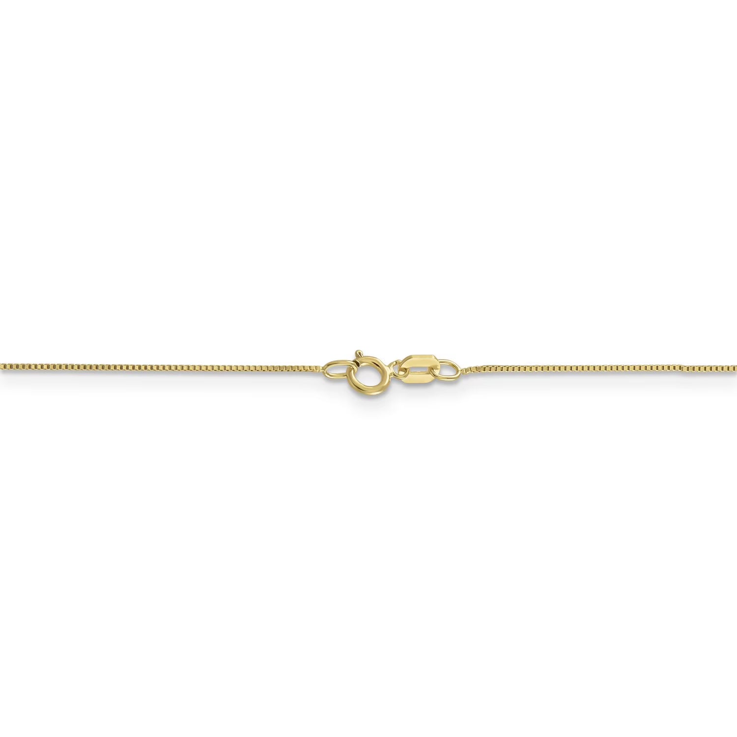 Real 10k Yellow Gold Box Chain Necklace P649