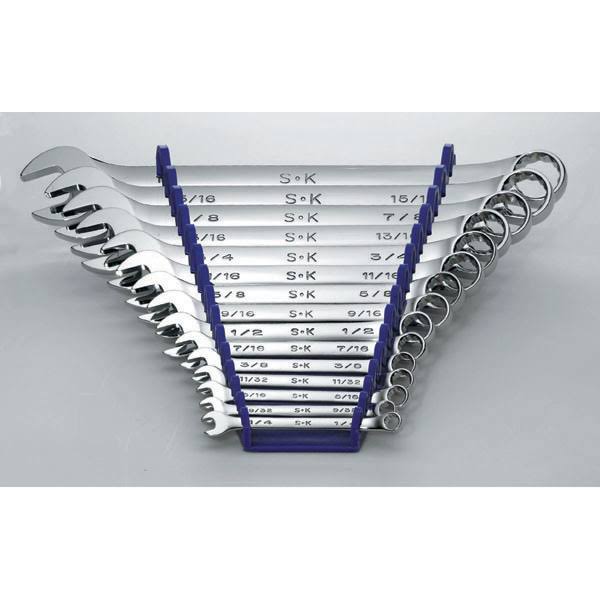 15 Piece Fractional Combination Wrench Set Y96352
