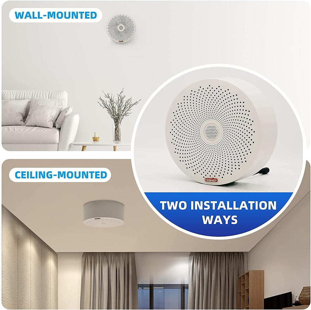 Black Square Wireless Ceiling Speaker Q992