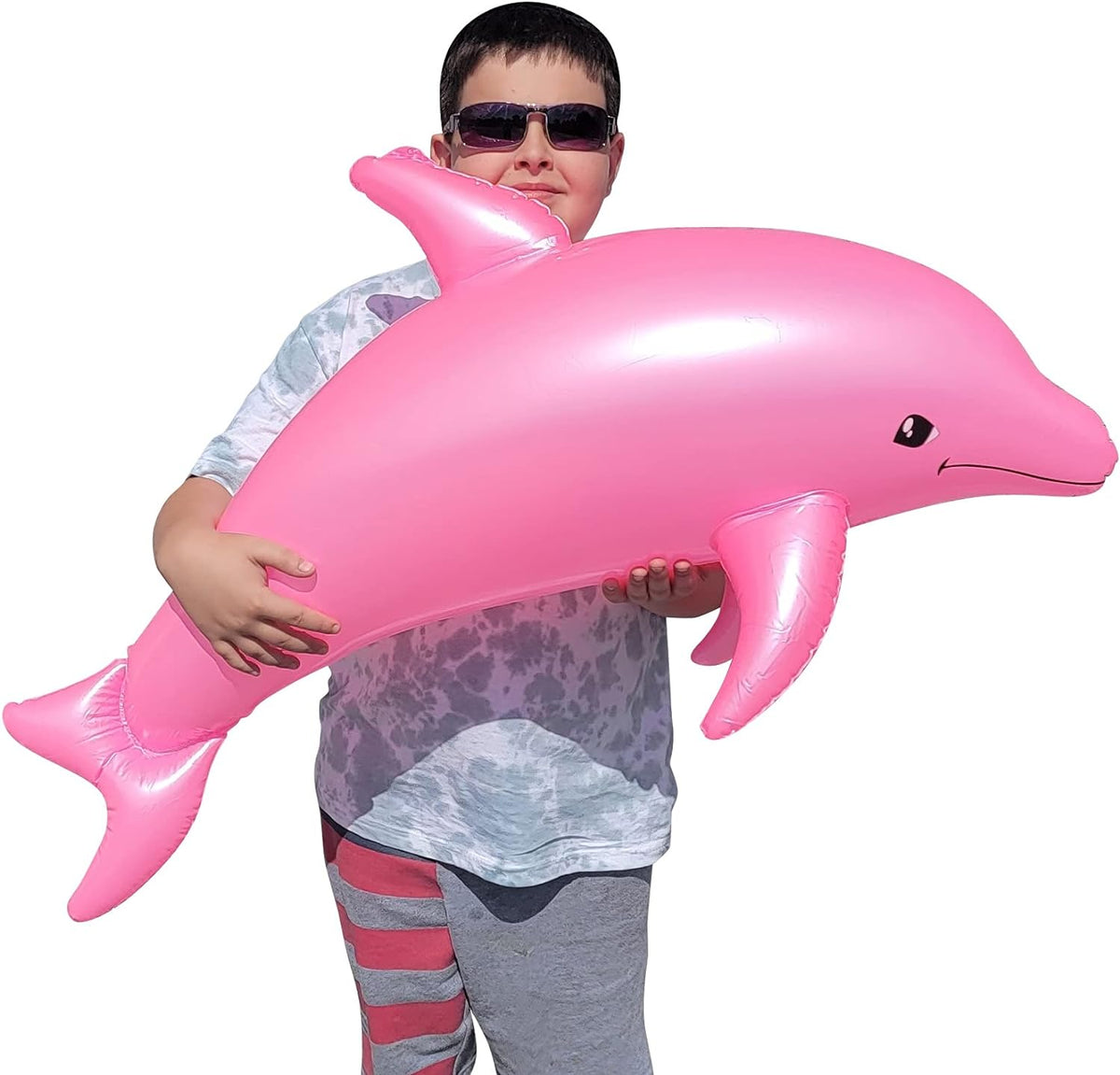 2 Pack Pink 40" Pearlized Inflatable Pool Toy P5806