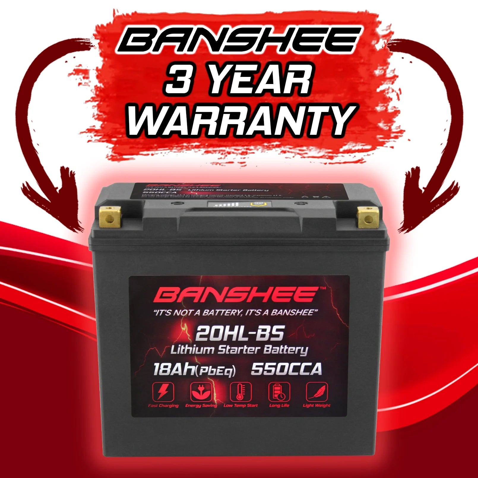 LiFePO4 Motorsports Battery X615