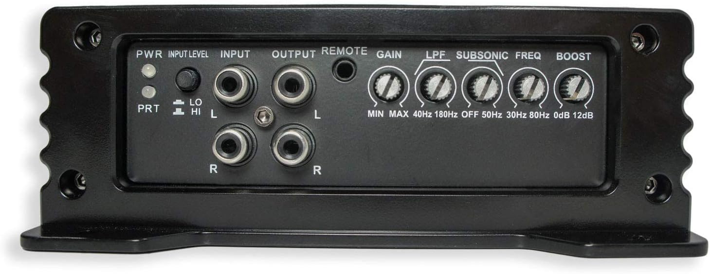 2 Car Subwoofer Bundle with Amplifier & Amp Kit F57802
