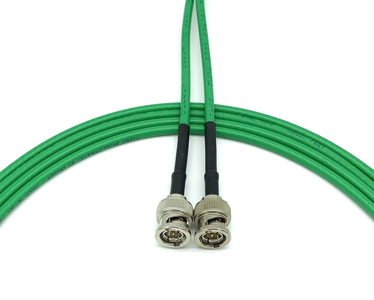 3G/6G HD SDI Mini RG59 BNC Cable (15ft, Red) Pack of 2 M8822