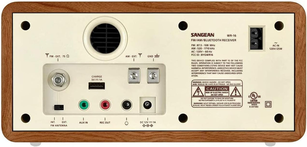 Wooden Cabinet Radio with Bluetooth H3191
