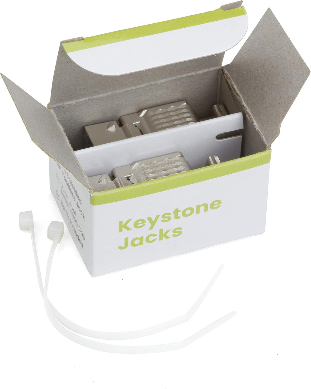 12 Pack Shielded Cat6A Toolless Keystone Jack Y811244