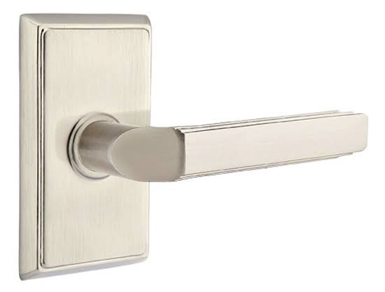 French Antique Brass Privacy Lever X2593