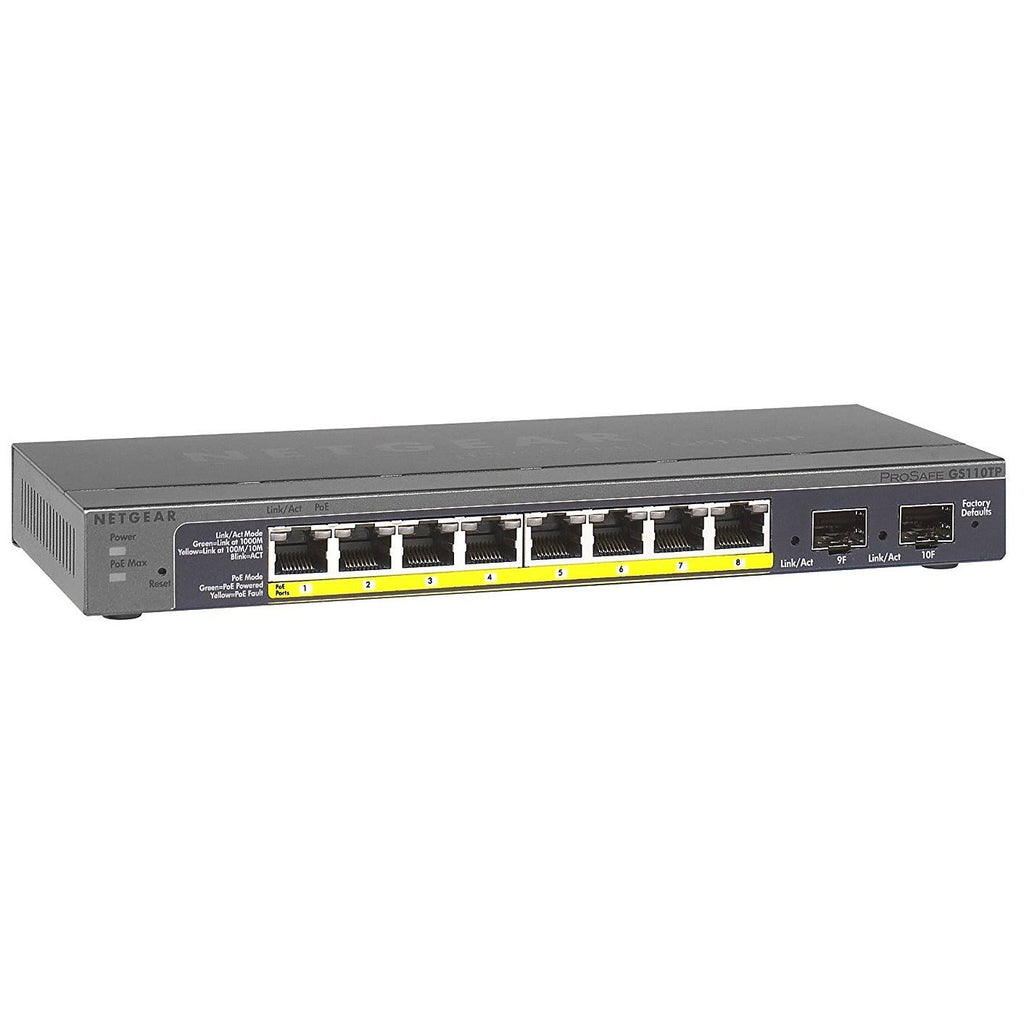 8 PoE Gigabit Smart Managed Switch with 2 SFP Ports T9098