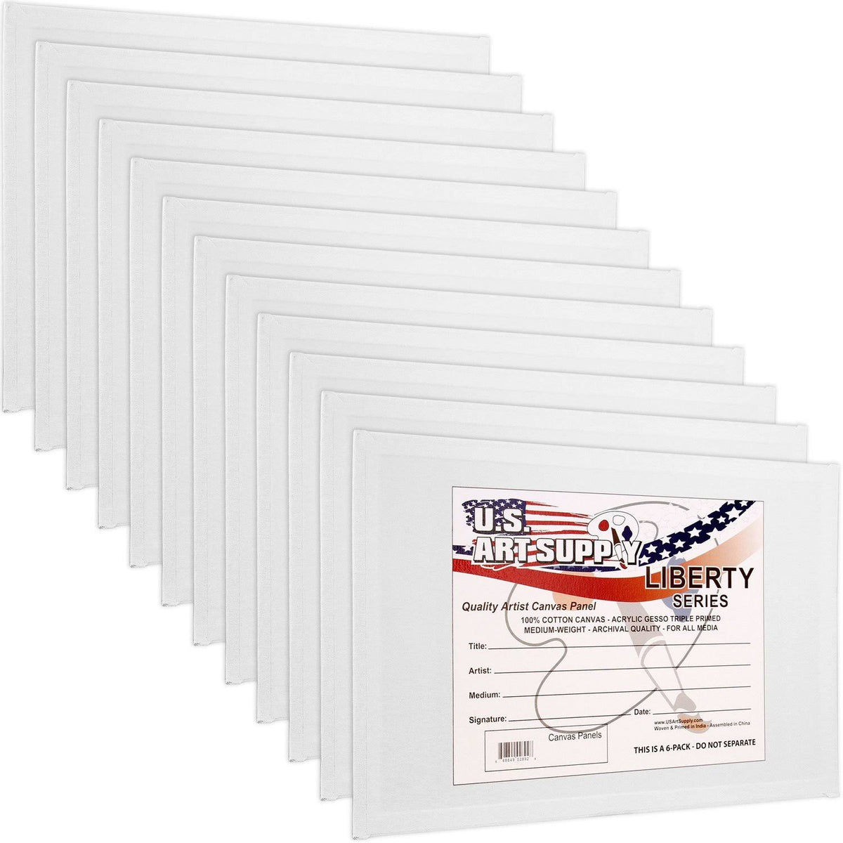 12 Pack 18x22 24x22 Canvas Panel Acid-Free N270