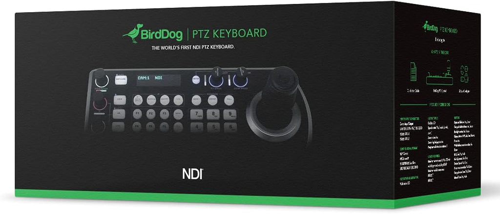 PTZ Keyboard Controller with NDI, VISCA, RS-232 and RS-422 Support P574