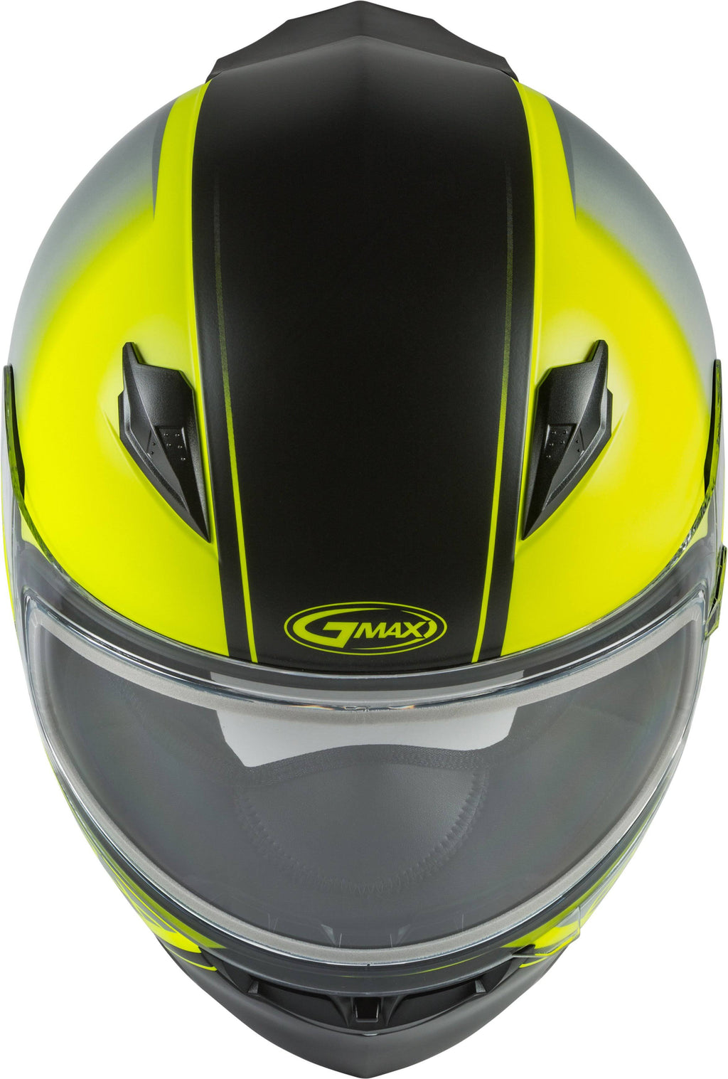 Matte HI-VIS/BLK/GRY XL Hail Snow Helmet with ELEC Shield H810366