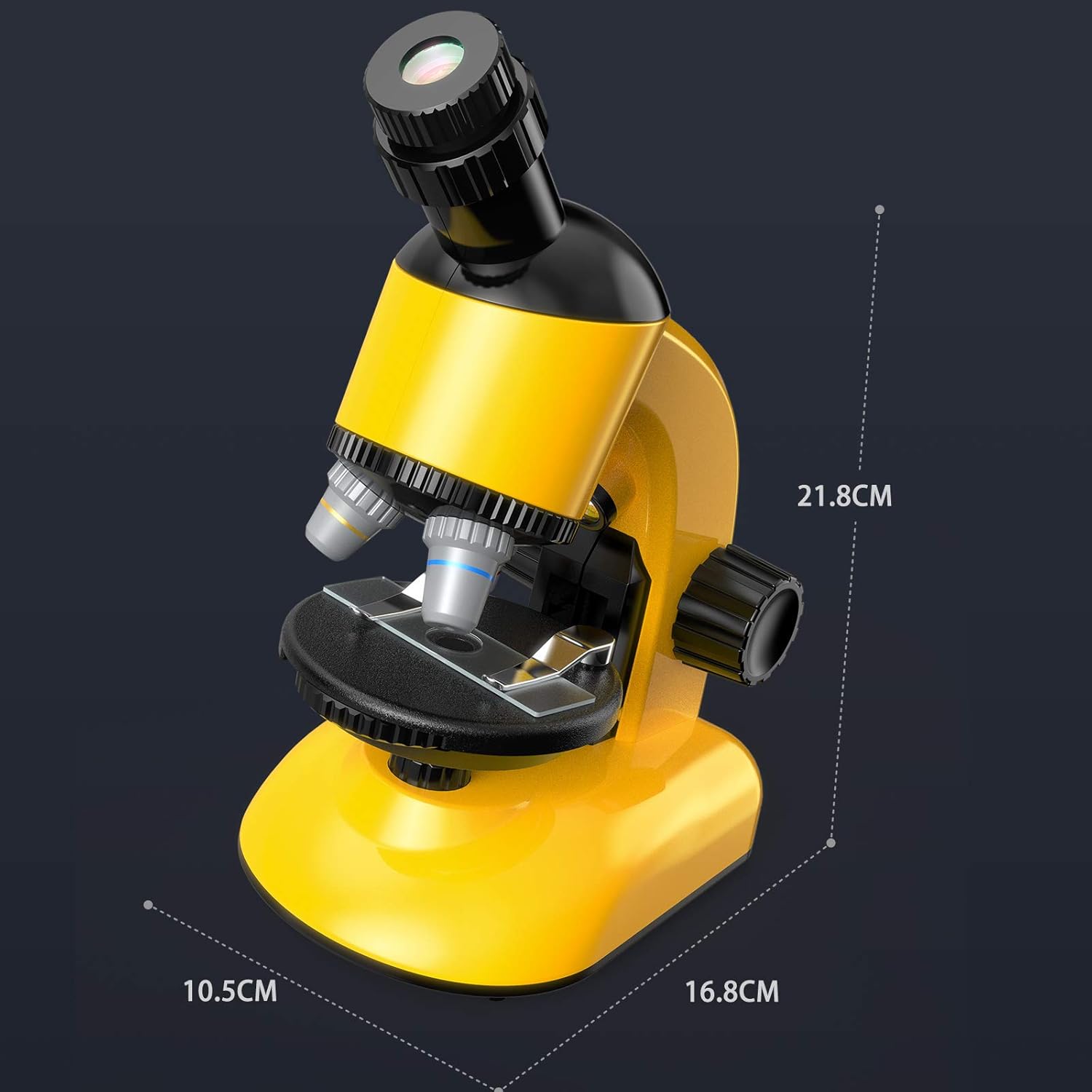 40X-1200X LED Microscope Kit with Slides H664