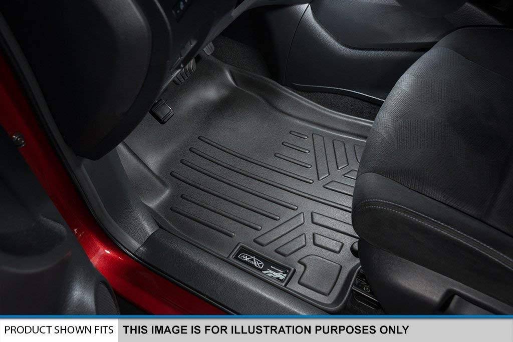 Black 2 Row Floor Mat Liner Set I87969