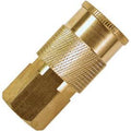 Brass Coupler 3/8x22 x 1/4x22 Female NPT - Pack of 10 R2477