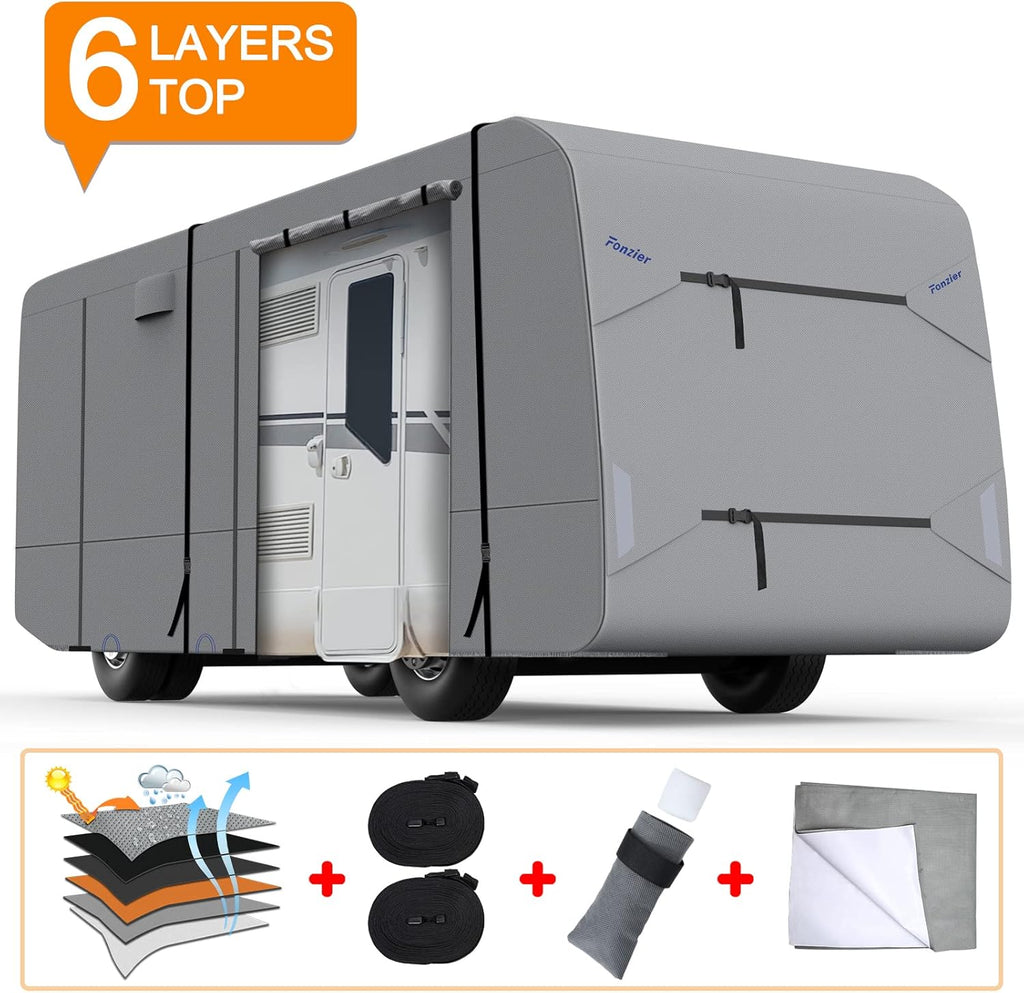 RV Cover Anti-UV Breathable Rip-Stop for 38’-42’ Motorhome E45181
